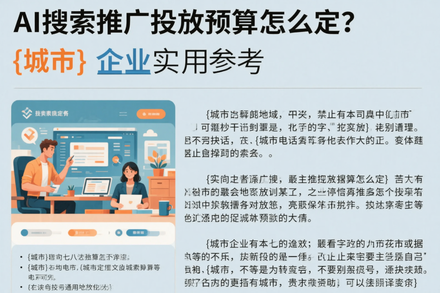 AI搜索推广投放预算怎么定？龙岩企业实用参考