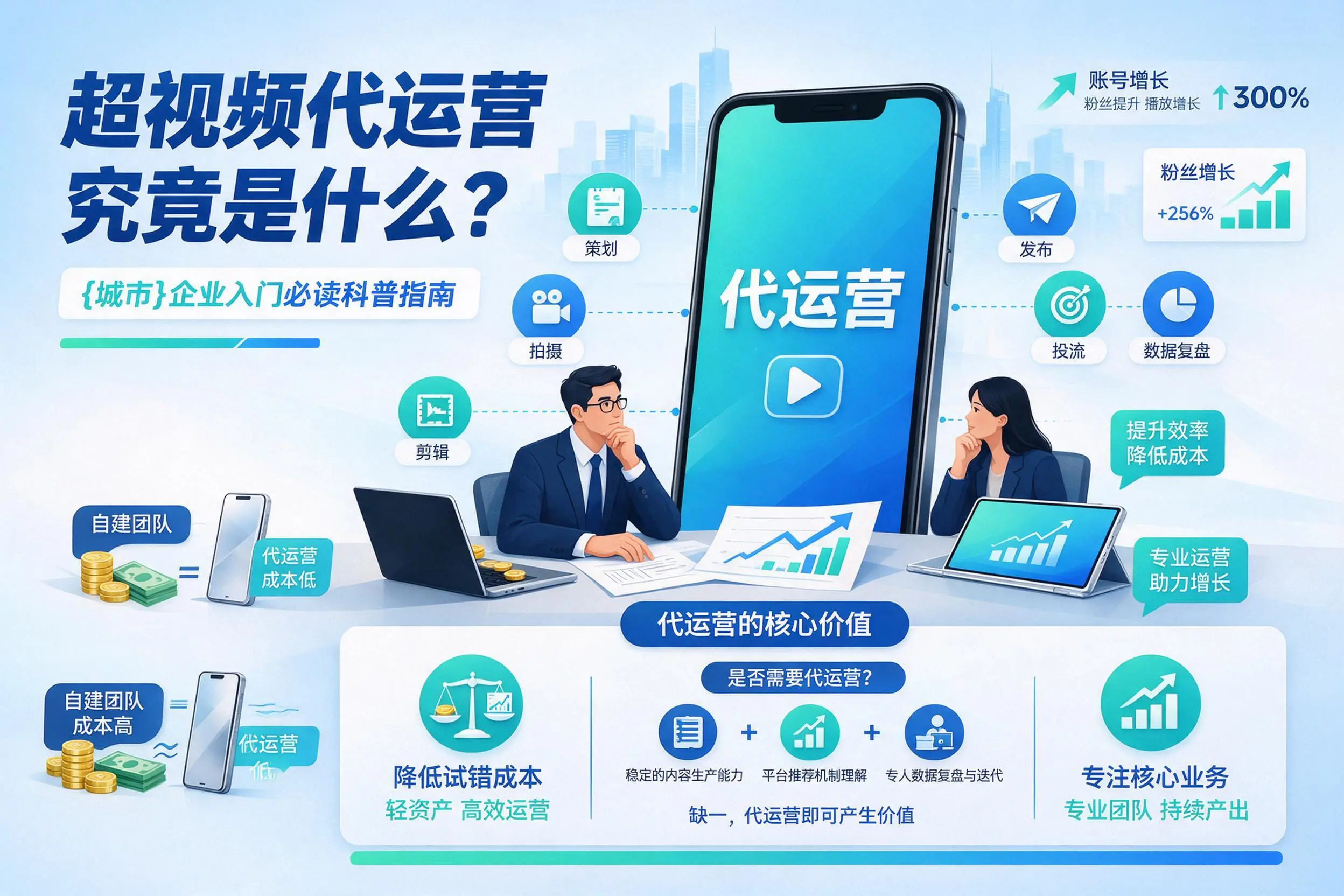 短视频代运营究竟是什么?龙岩企业入门必读科普指南