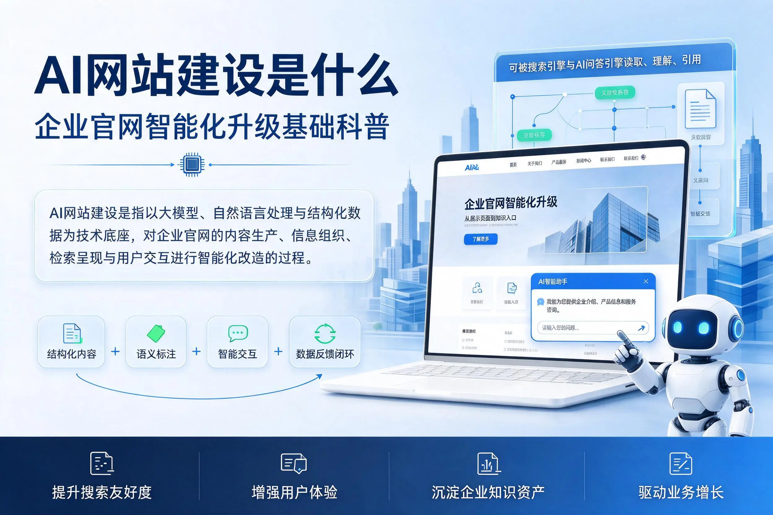 AI网站建设是什么:龙岩企业官网智能化升级基础科普