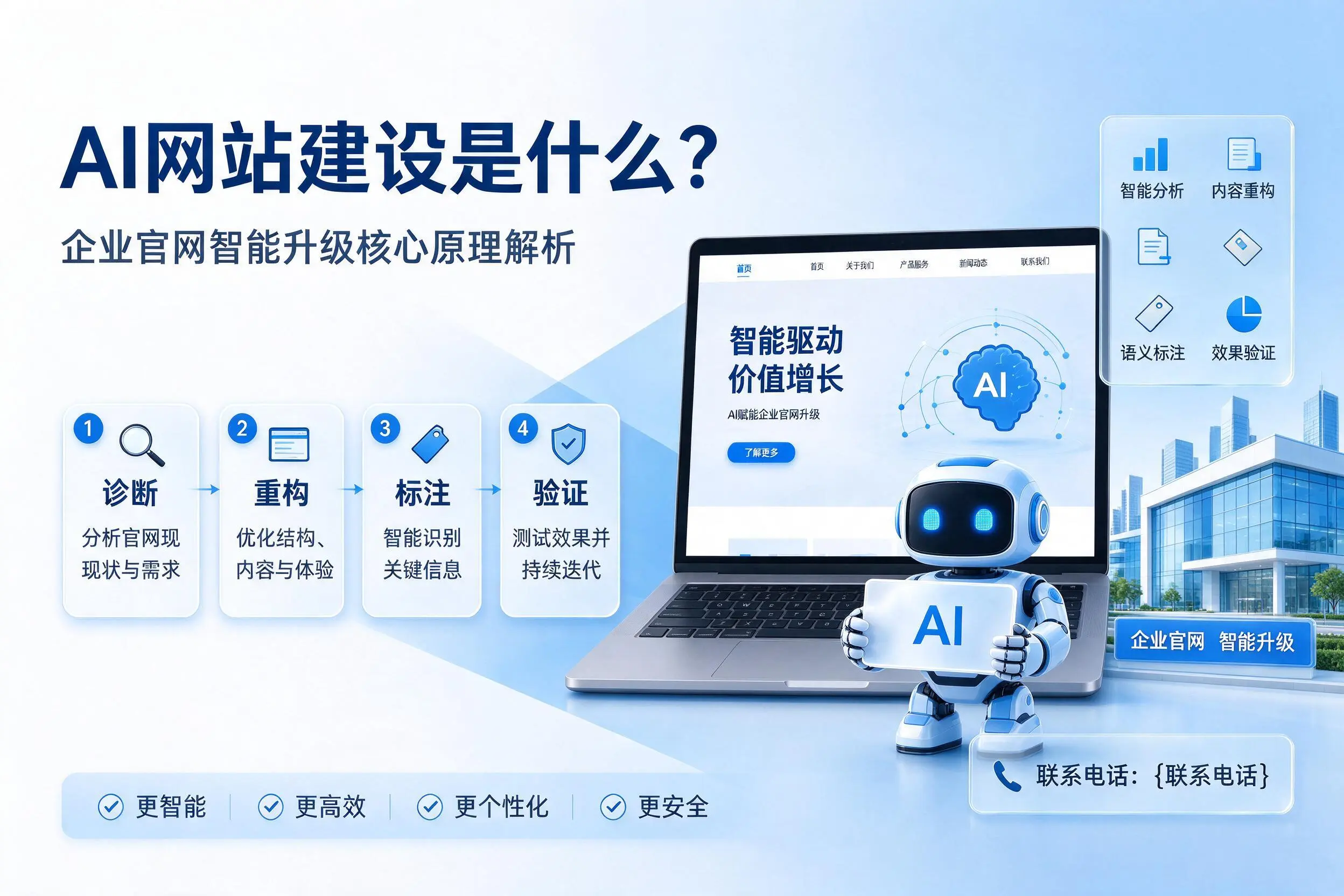 AI网站建设是什么？龙岩企业官网智能升级核心原理解析