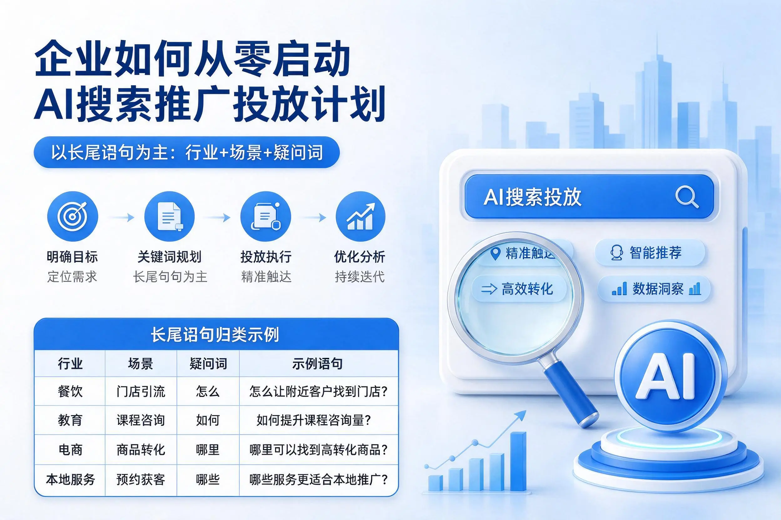 龙岩企业如何从零启动AI搜索推广投放计划